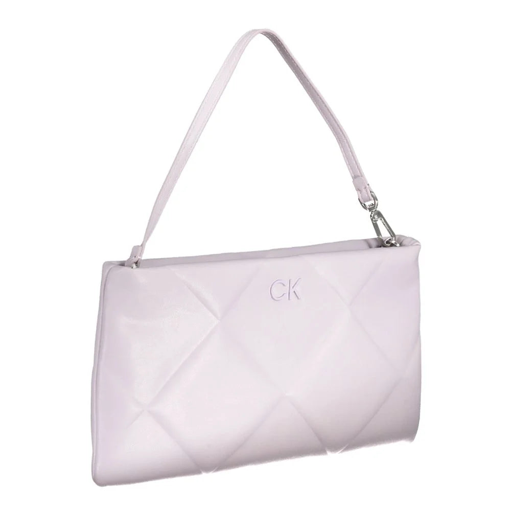 Calvin Klein Purple Polyester Handbag - Shoulder Bags