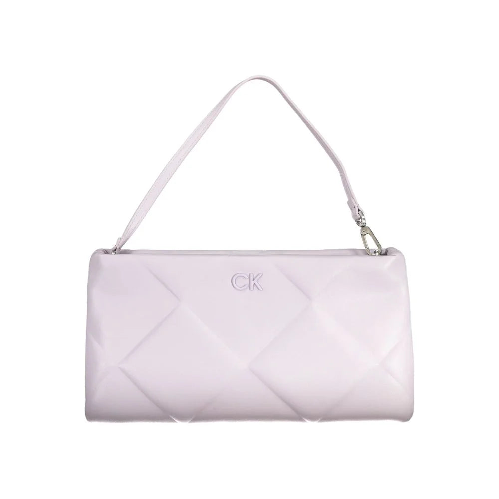 Calvin Klein Purple Polyester Handbag - Shoulder Bags
