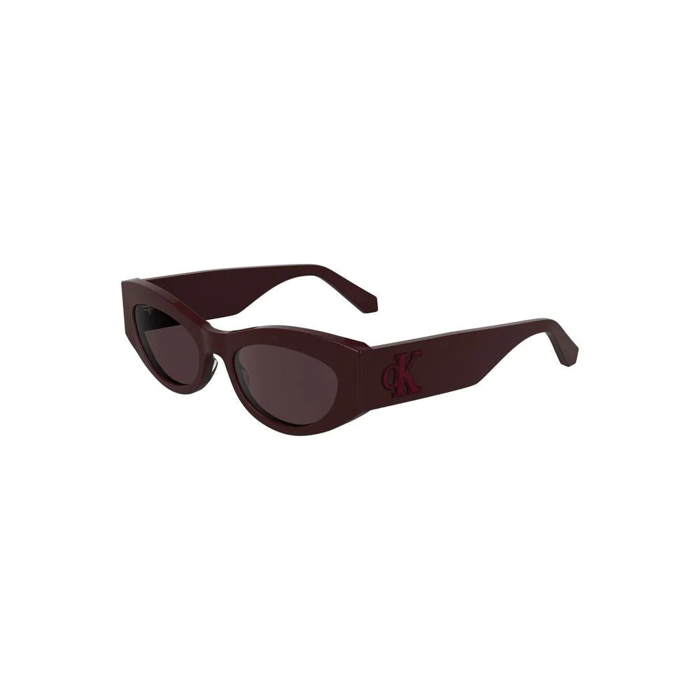 Calvin Klein Red Acetate Women Sunglasses - Sunglasses