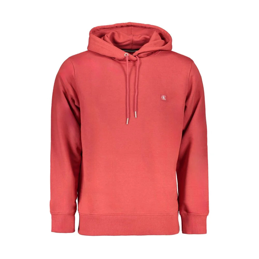 Calvin Klein Red Cotton Sweatshirt - XXL - Hoodies