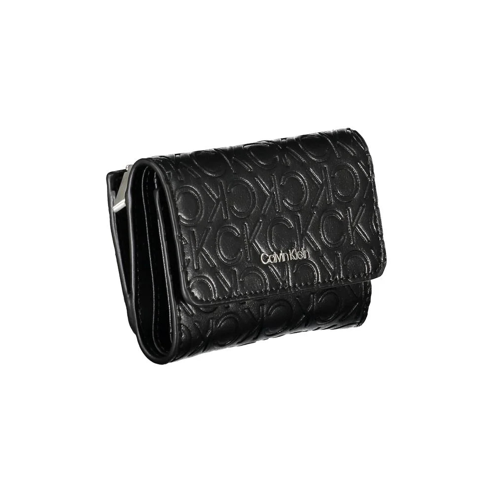 Calvin Klein Sleek Black Double-Compartment Wallet - Wallets
