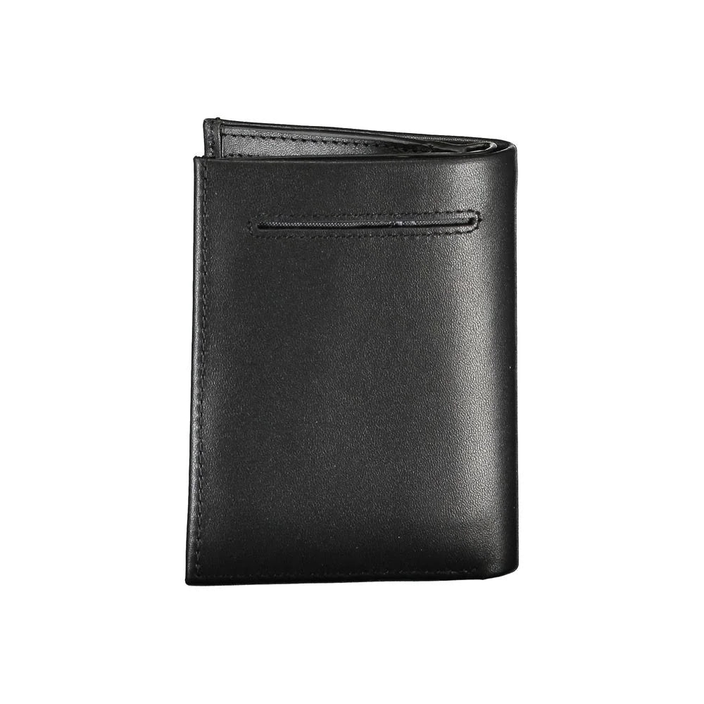 Calvin Klein Sleek Black Leather RFID Wallet - Wallets