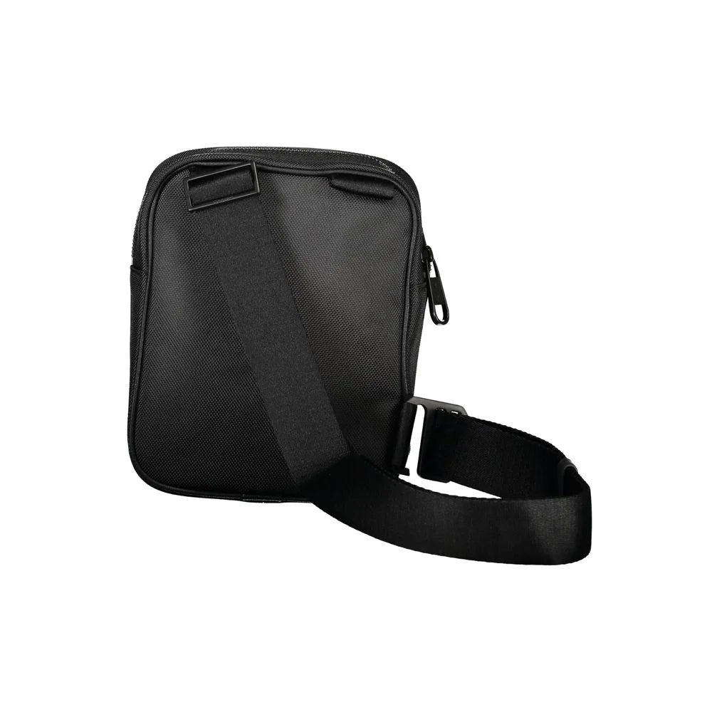 Calvin Klein Sleek Black Shoulder Bag with Contrasting Details - Cross Body Bags