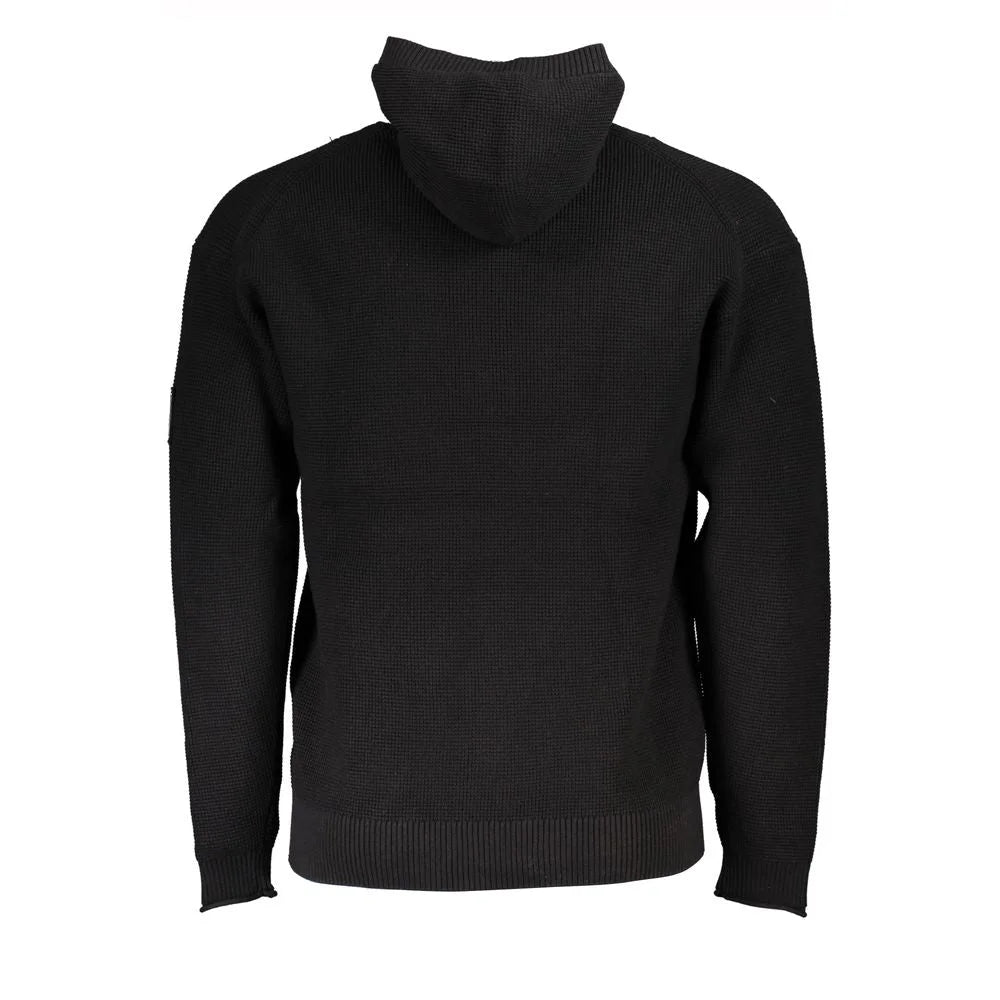 Calvin Klein Sleek Cotton Hooded Sweater with Logo Detail - Hoodies