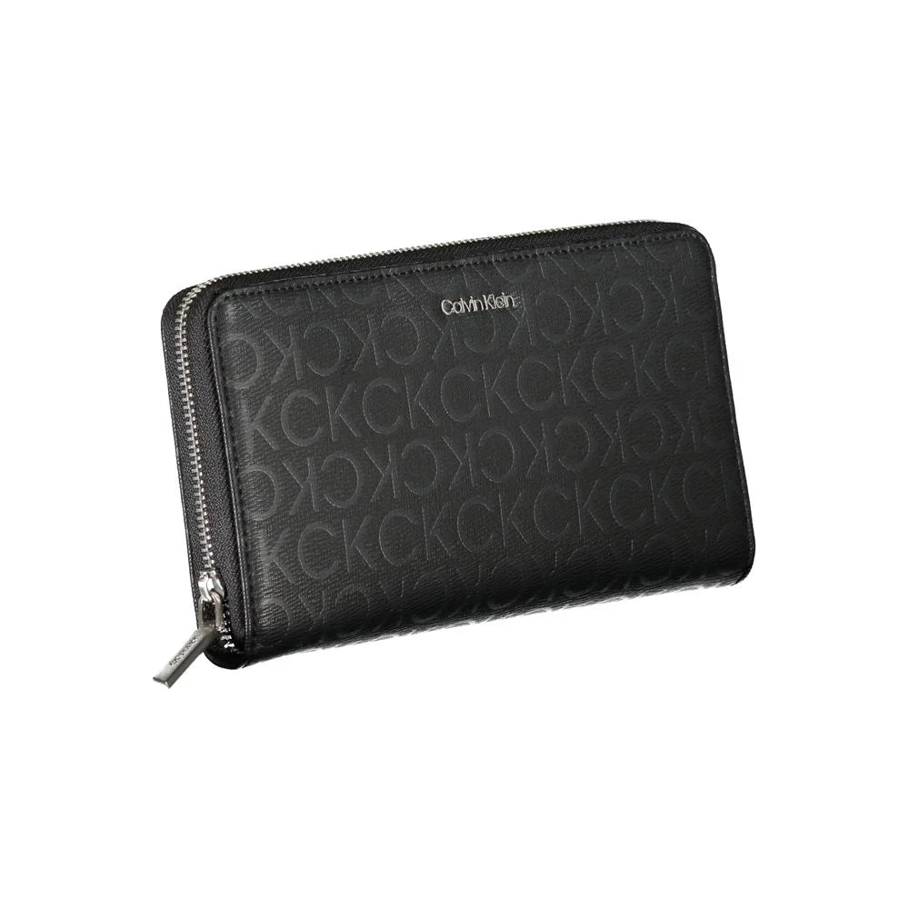 Calvin Klein Sleek Designer Three-Compartment Wallet - Wallets
