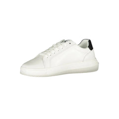 Calvin Klein Sophisticated White Lace-Up Sneakers - Sneakers