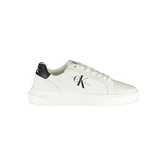 Calvin Klein Sophisticated White Lace-Up Sneakers - Sneakers