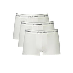 Calvin Klein White Cotton Men Boxer Short - XXL