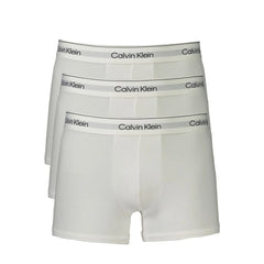 Calvin Klein White Cotton Men Boxer - XXL - Boxer Shorts