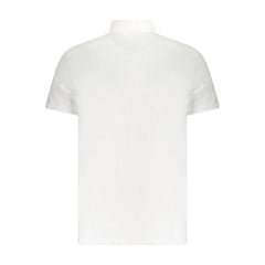 Calvin Klein White Cotton Men Polo Shirt - Polos