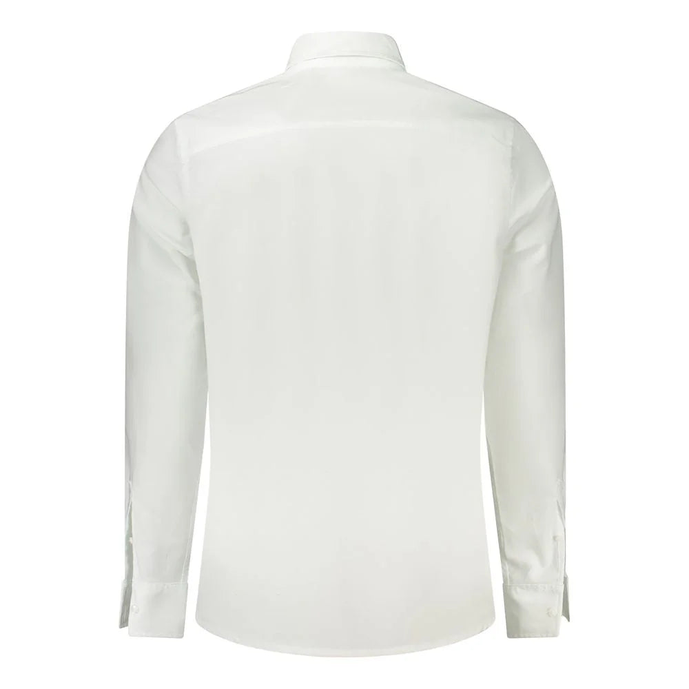 Calvin Klein White Cotton Men Shirt