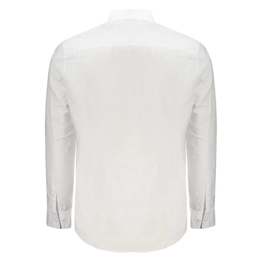 Calvin Klein White Cotton Men Shirt