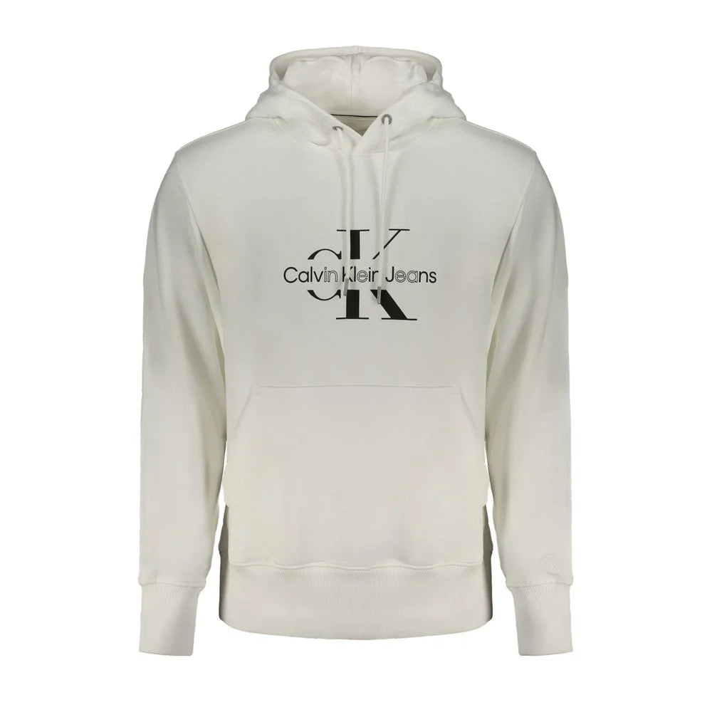 Calvin Klein White Cotton Men Sweater - Hoodies