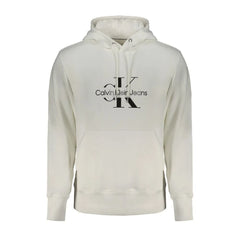 Calvin Klein White Cotton Men Sweater - Hoodies