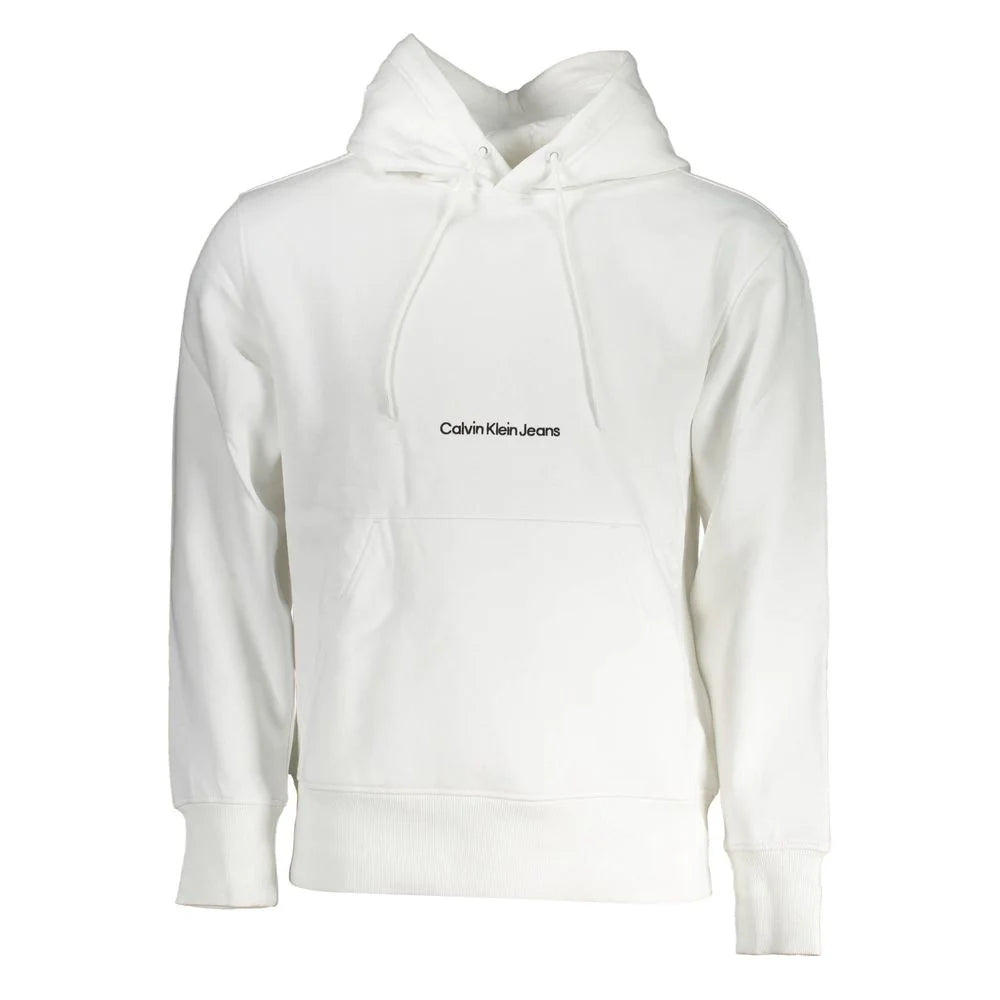 Calvin Klein White Cotton Men Sweater - Hoodies