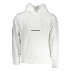 Calvin Klein White Cotton Men Sweater - Hoodies