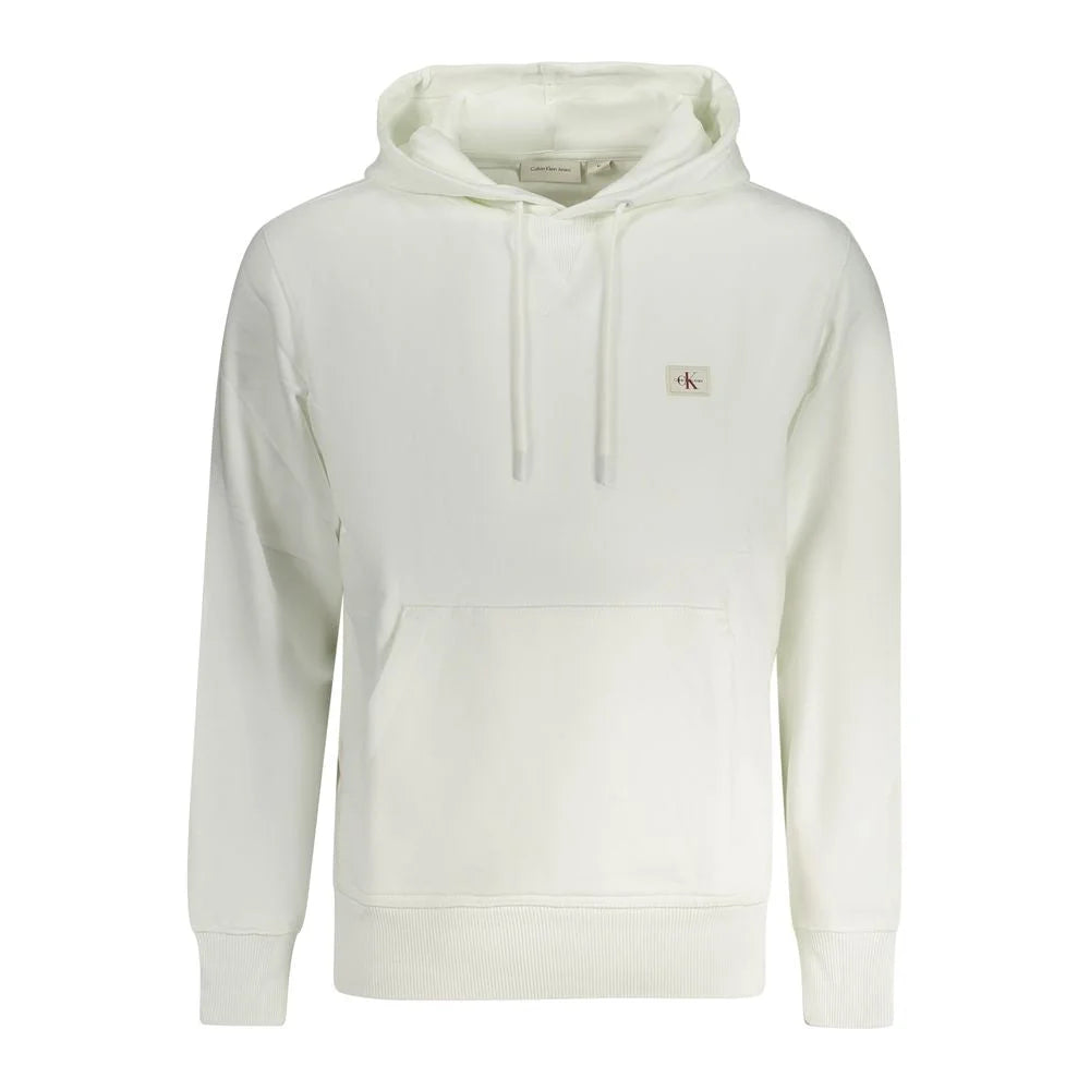 Calvin Klein White Cotton Men Sweater - Hoodies