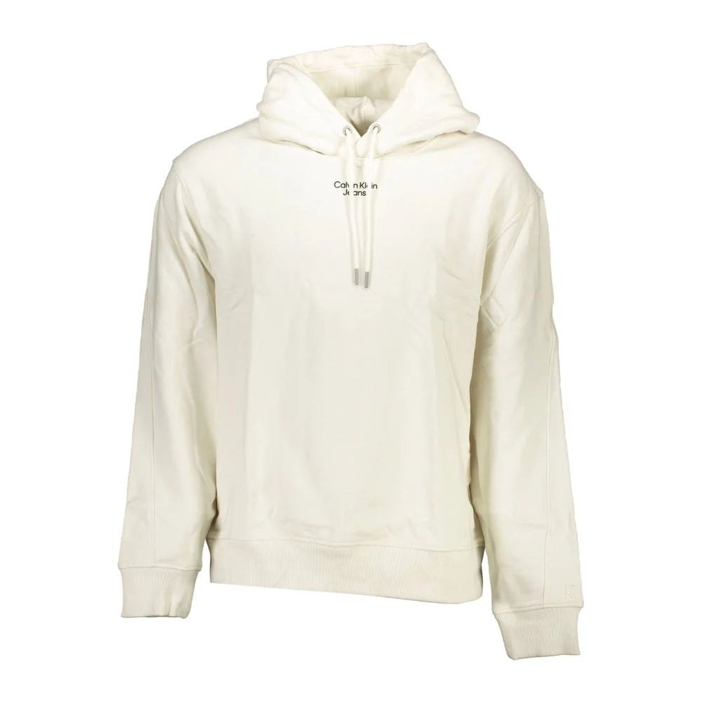 Calvin Klein White Cotton Men Sweater - Hoodies