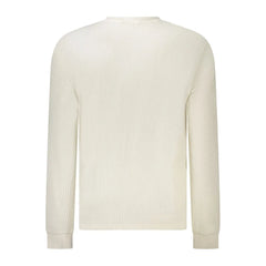 Calvin Klein White Cotton Men Sweater - Sweaters