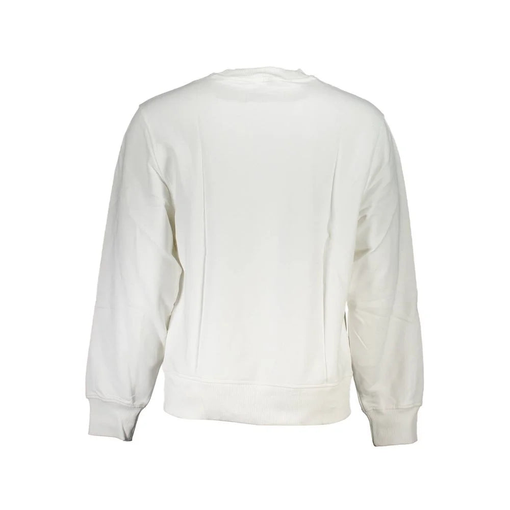 Calvin Klein White Cotton Men Sweater - Sweatshirts