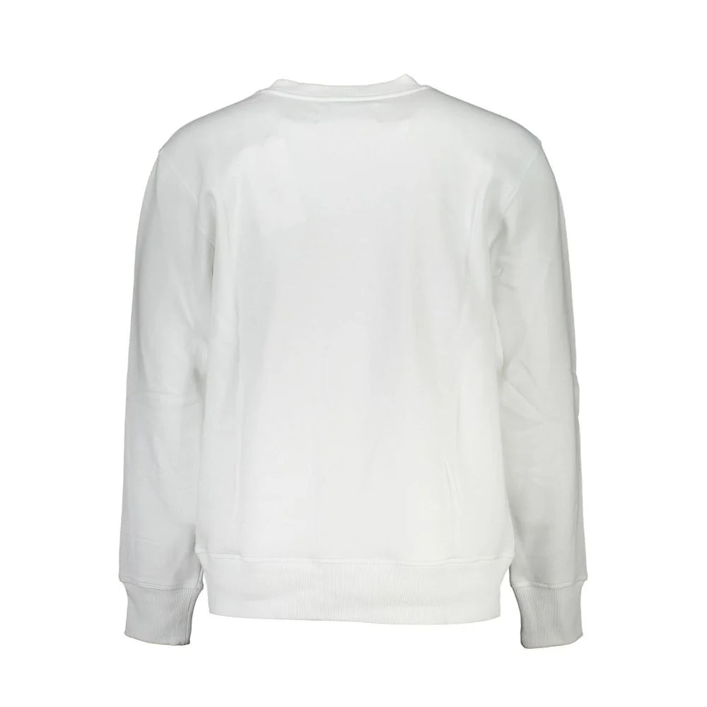 Calvin Klein White Cotton Men Sweater - Sweatshirts