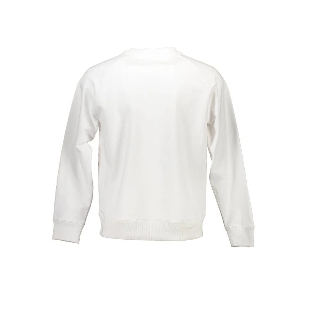 Calvin Klein White Cotton Men Sweater - XL