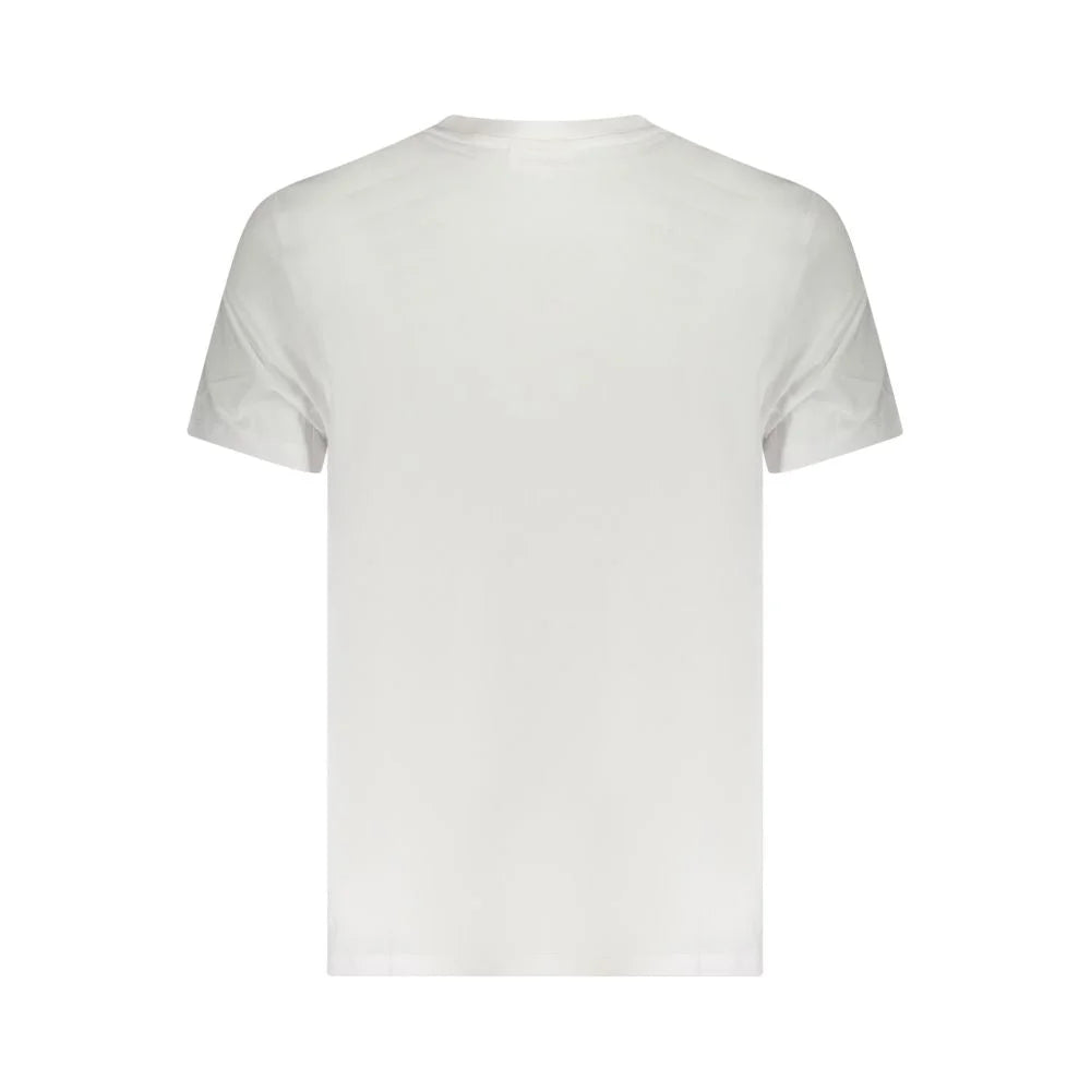 Calvin Klein White Cotton Men T-Shirt - T-Shirts