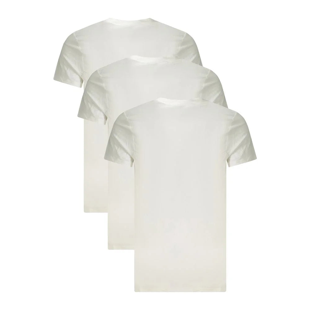 Calvin Klein White Cotton Men T-Shirt - T-Shirts