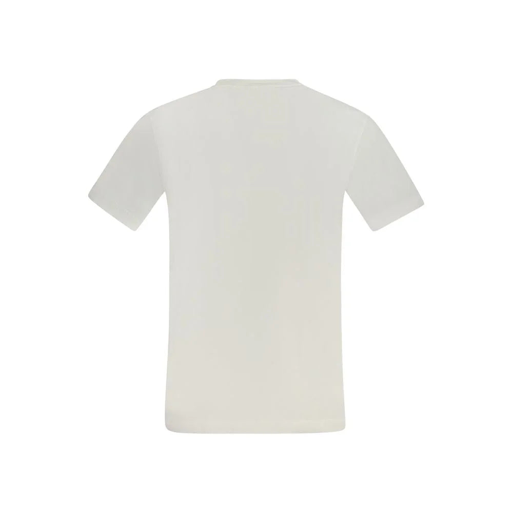 Calvin Klein White Cotton Men T-Shirt - XL