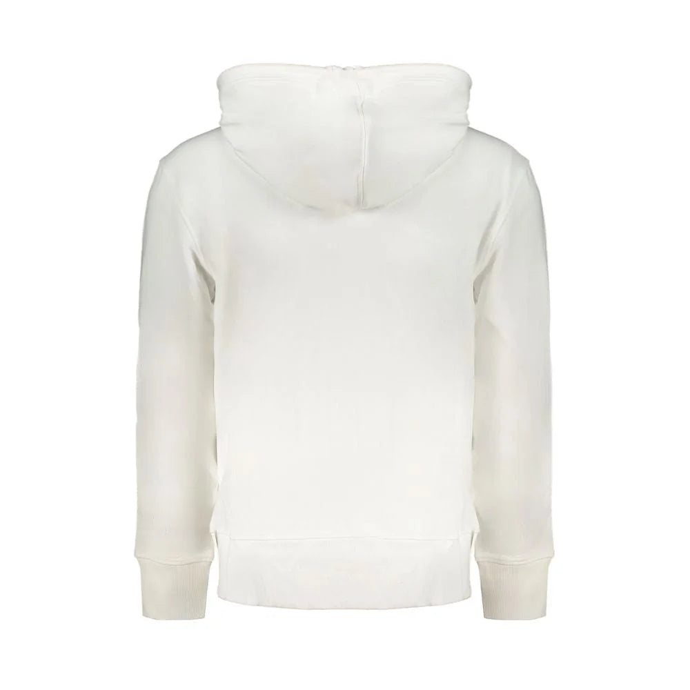 Calvin Klein White Cotton Men’s Hooded Sweater - Hoodies