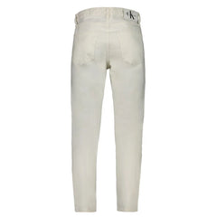 Calvin Klein White Cotton Men’s Jeans - Jeans