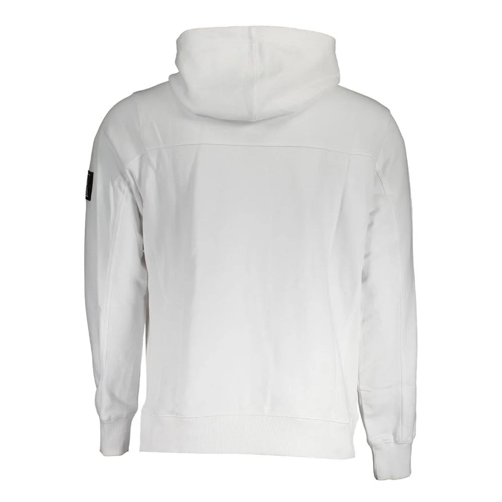 Calvin Klein White Cotton Men’s Sweater - Hoodies