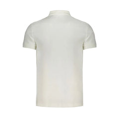 Calvin Klein White Cotton Polo Shirt - Polos