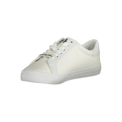 Calvin Klein White Cotton Sneaker - EU37/US7 - Sneakers