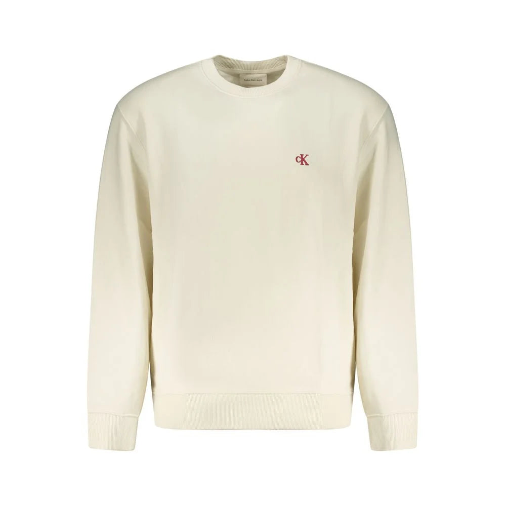 Calvin Klein White Cotton Sweatshirt