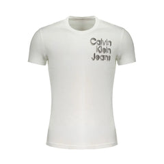 Calvin Klein White Cotton T-Shirt - T-Shirts