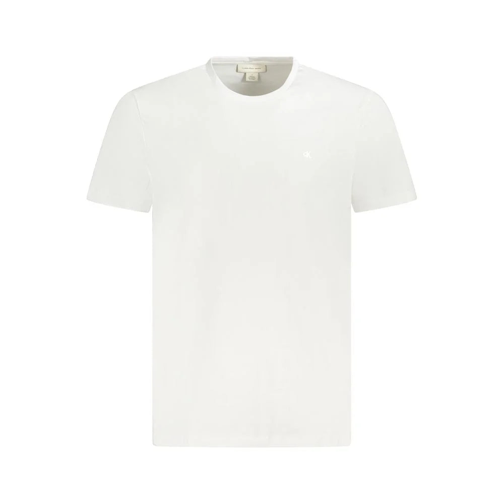 Calvin Klein White Cotton T-Shirt - T-Shirts
