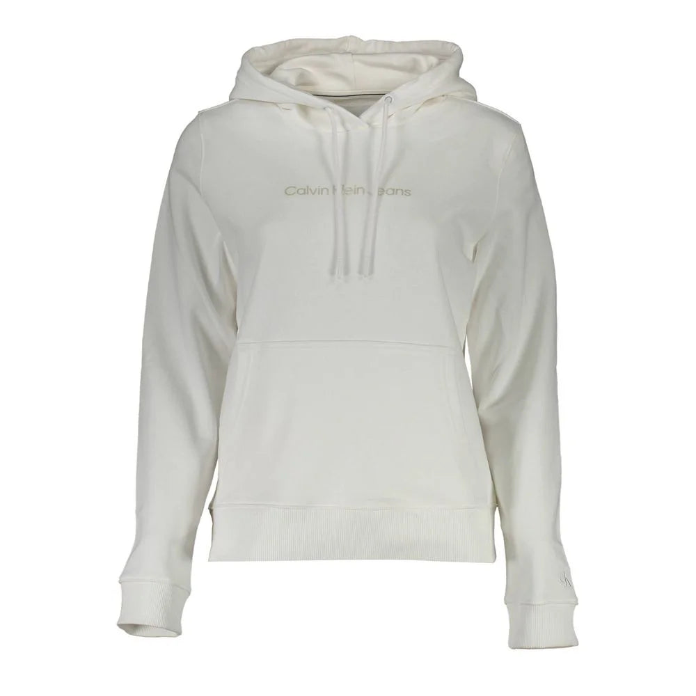 Calvin Klein White Cotton Women Sweater - Hoodies