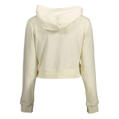 Calvin Klein White Cotton Women Sweater - L - Sweatshirts