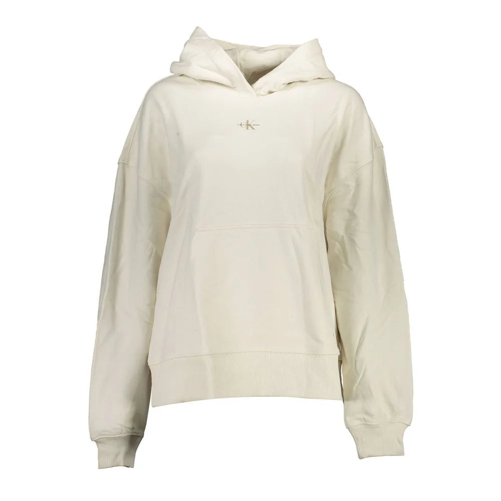 Calvin Klein White Cotton Women Sweater - S - Sweatshirts
