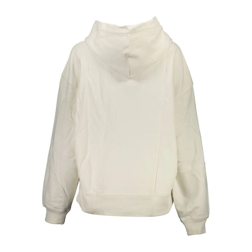 Calvin Klein White Cotton Women Sweater - S - Sweatshirts