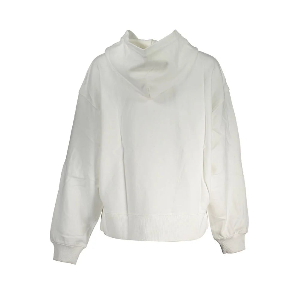 Calvin Klein White Cotton Women Sweater - Sweatshirts
