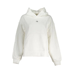 Calvin Klein White Cotton Women Sweater - Sweatshirts