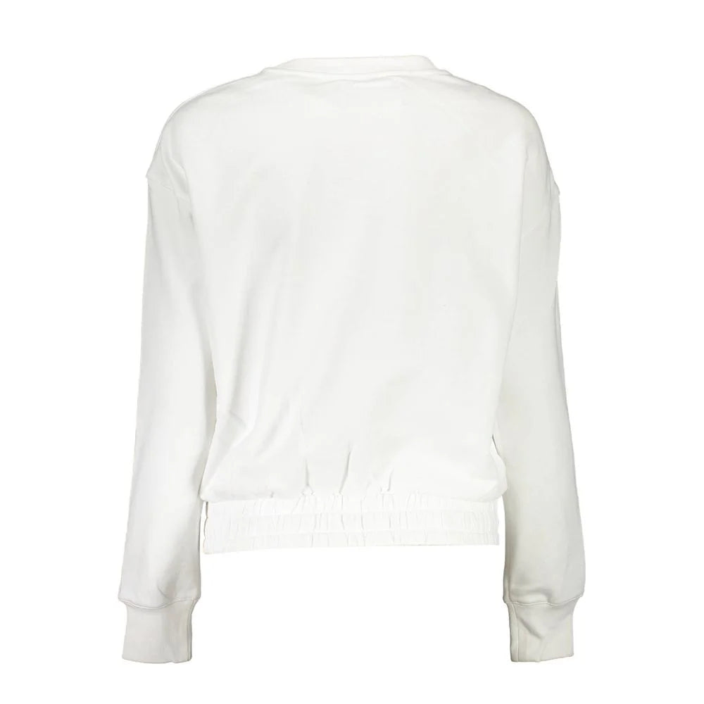 Calvin Klein White Cotton Women Sweater - Sweatshirts
