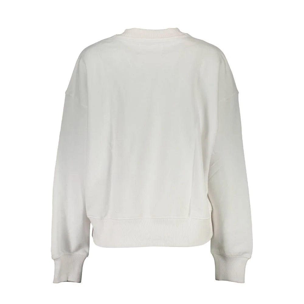 Calvin Klein White Cotton Women Sweater - XL - Sweatshirts