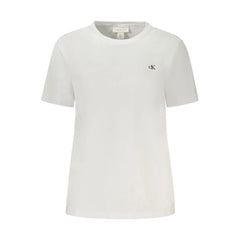 Calvin Klein White Cotton Women T-Shirt - T-Shirts