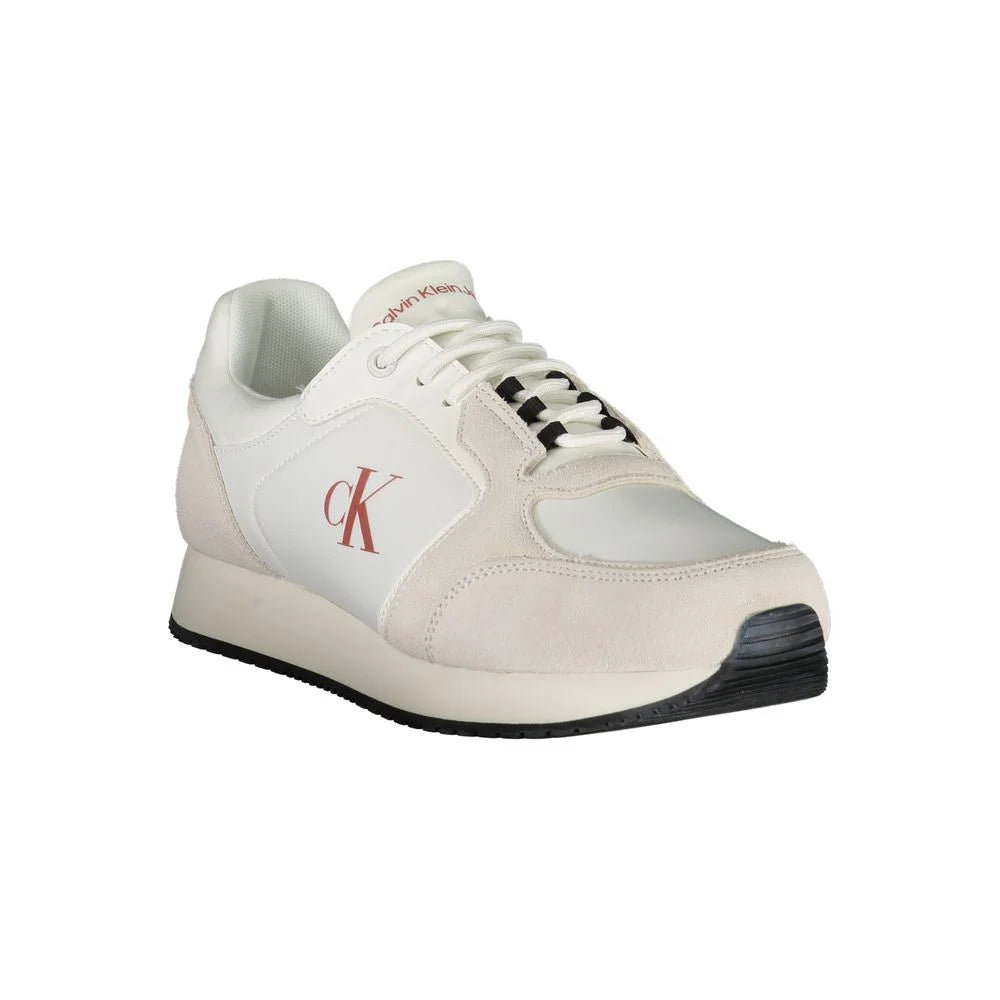 Calvin Klein White Leather Men Sneaker