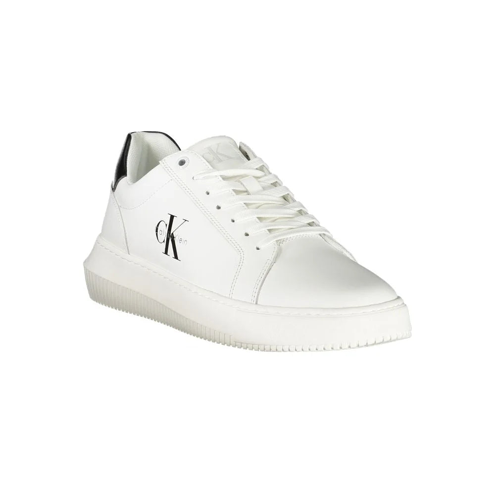Calvin Klein White Leather Men Sneaker