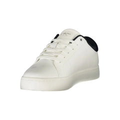 Calvin Klein White Leather Men Sneaker - Sneakers