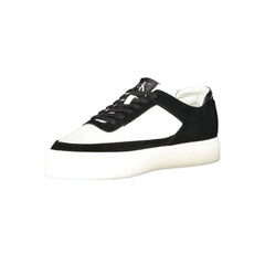 Calvin Klein White Leather Men Sneaker - Sneakers